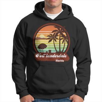 Fort Lauderdale Florida Beach Souvenir Ft Lauderdale 70S 80S Hoodie | Mazezy