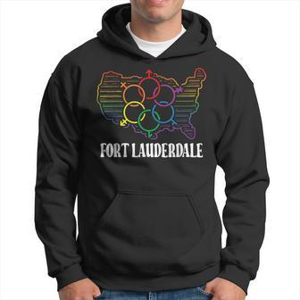Fort Lauderdale Pride Month Pride Flag Lgbt Community Hoodie | Mazezy