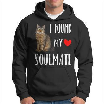 I Found My Soulmate Pixiebob Cat Lover Best Friend Hoodie | Mazezy