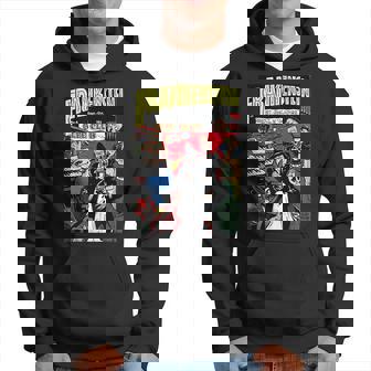 Frankenstein Halloween Horror Vintage Comic Book Retro Funny Halloween Funny Gifts Hoodie | Mazezy