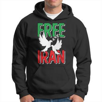 Free Iran Love Freedom Iranian Persian Azadi Hoodie - Monsterry DE