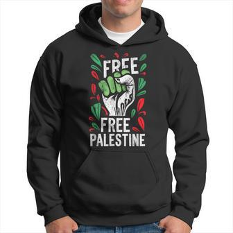 Free Palestine Quote A Raise Hand A Save Gaza Vintage Hoodie | Mazezy