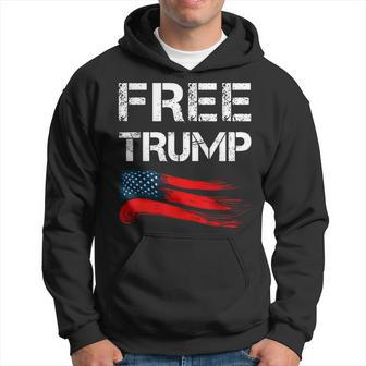 Free Trump I Stand With Trump Donald Trump 2024 Hoodie - Seseable
