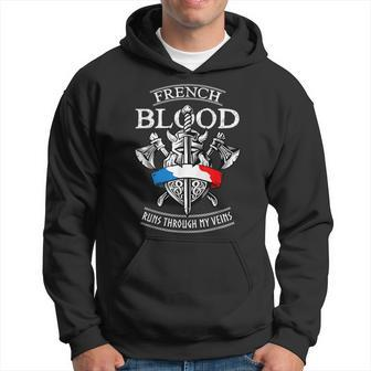 French Blood Runs Through My Veins French Viking Hoodie - Seseable