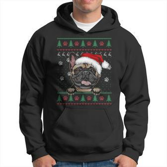 French Bulldog Christmas Ugly Sweater Dog Lover Xmas Hoodie - Monsterry AU