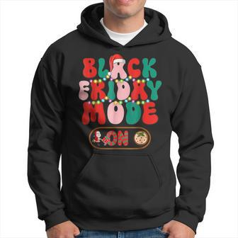 Friday Shopping Crew Mode On Christmas Black Shopping Family Hoodie - Seseable