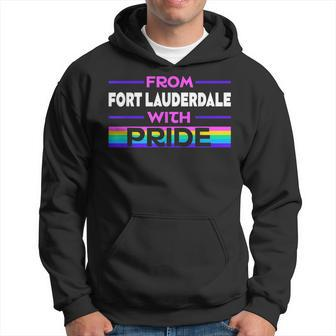 From Fort Lauderdale With Pride Lgbtq Sayings Lgbt Quotes Hoodie | Mazezy CA