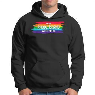 From Rhode Island With Pride Lgbtq Motivational Quote Lgbt Hoodie | Mazezy