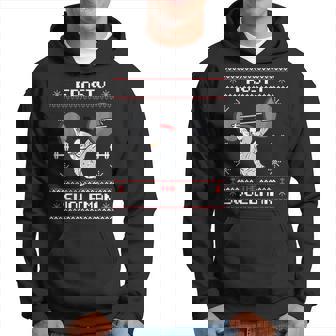 Frosty The Swoleman Ugly Christmas Sweater Snowman Gym Hoodie - Thegiftio