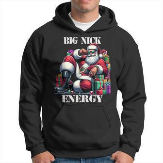 Fun Big Nick Energy Santa Claus Christmas Xmas Cool Hoodie - Seseable