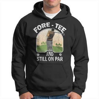 Funny 40Th Birthday Golfer Gifts Turning 40 Year Old Golfing Hoodie | Mazezy