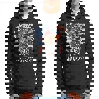 Funny 4Th Of July American Flag And Eagle Cool 4Th Of July Hoodie | Mazezy