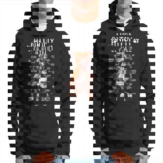 Funny Anatomy Pitbull Dog Cute Pittie Lover Pit Bull Owner Hoodie - Seseable