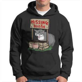 Angry Cat Memes Hissing Booth Free Hisses Kitten Lover Hoodie - Monsterry UK