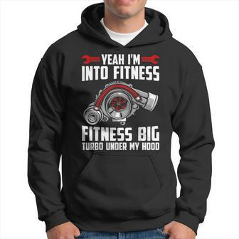 Funny Big Turbo Fitness Car Enthusiast Racing Drifting Boost Racing Funny Gifts Hoodie | Mazezy