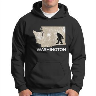 Funny Bigfoot I Believe Loves Washington Wa Sasquatch Sasquatch Funny Gifts Hoodie | Mazezy