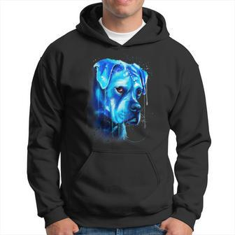 Funny Blue Pitbull No More Treats Really Hoodie - Seseable