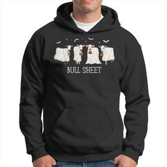 Bull Sheet Ghost Cow Halloween This Is Bull Sheet Hoodie - Thegiftio UK