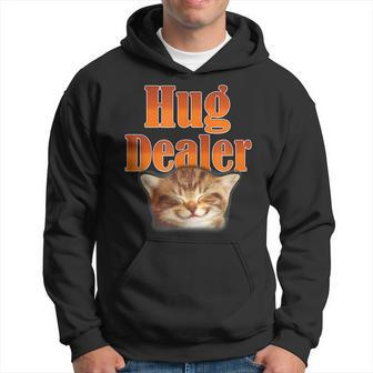 Funny Cat Hug Dealer Cute Kitty For Feline Fans Hoodie - Seseable