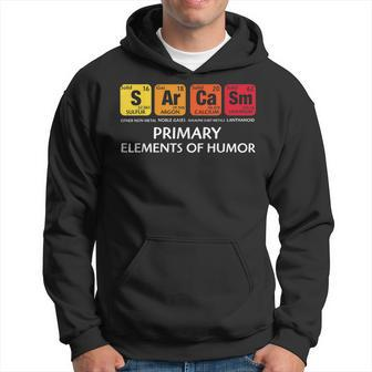 Funny Chemistry Primary Sarcasm Elements Science Gift Hoodie | Mazezy