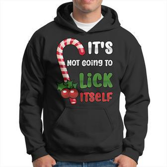 Christmas Candy Cane It's Not Going To Lick Itself Hoodie - Monsterry CA