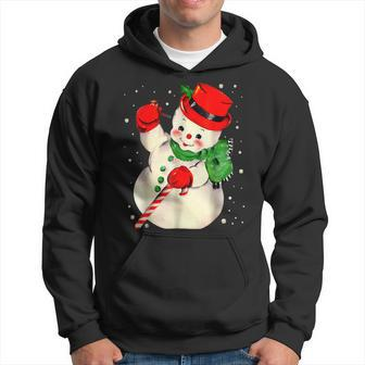 Christmas Snowman Matching Family Pajama Xmas Vintage Hoodie - Seseable
