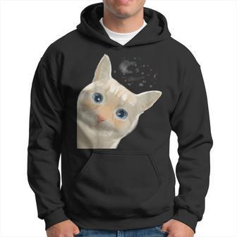 Colorpoint Shorthair Curious Flame Point Siamese Cat Hoodie | Mazezy