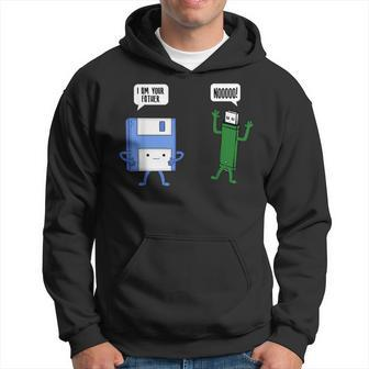 Funny Computer Engineering Im Your Father Floppy Disk Hoodie | Mazezy