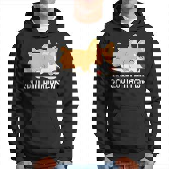 Funny Corgi Sploot Vacation Gift Lovers Hoodie | Mazezy