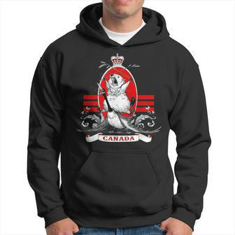 Funny Country Canada Screaming Beaver Mable Leaf Canadian Canada Funny Gifts Hoodie | Mazezy