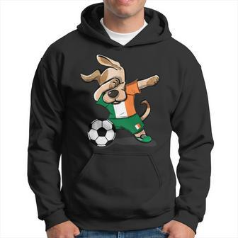 Dabbing Dog Ireland Soccer Jersey Irish Football Hoodie | Mazezy