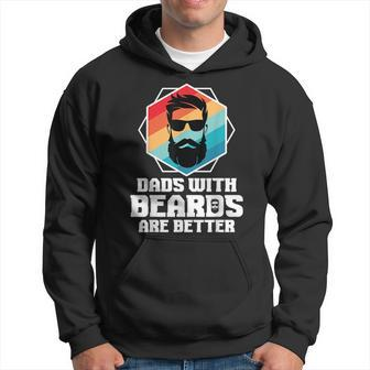Funny Dads With Beards Are Better Dad Joke  Fathers Day  Hoodie