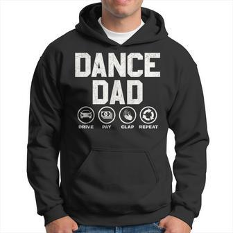 Funny Dance Dad Proud Dancer Dancing Father Men Hoodie | Mazezy