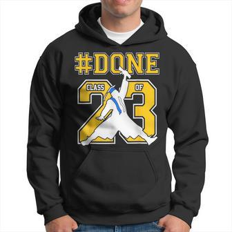 Funny Done Tag Class Of 2023 Senior 2023 Graduation Gifts Hoodie | Mazezy