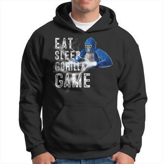 Eat Sleep Gorilla Monke Tag Gorilla Vr Gamer Hoodie - Seseable