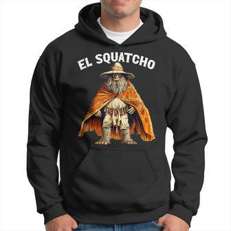 El Squatcho Poncho Western Bigfoot Sasquatch Lover Hoodie - Monsterry UK