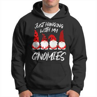 Funny Elves Christmas Gnomies Matching Family Pajama Costume Gift For Women Hoodie - Thegiftio UK
