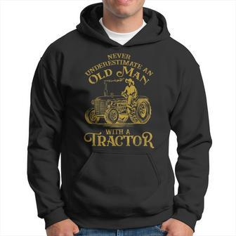 Funny Farmer Farm Tractor Farming Truck Lovers Humor Outfit Hoodie | Mazezy