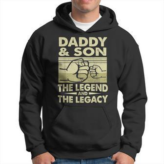 Funny Father And Son Matching The Legend And Legacy Hoodie | Mazezy