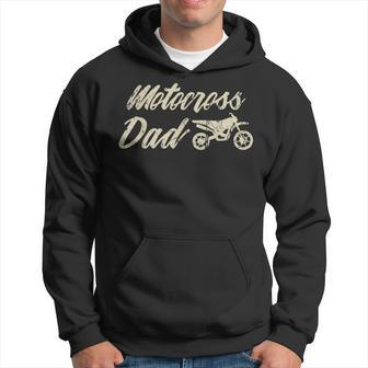 Funny Father Design Fathers Day For Lovers Motocross Hoodie | Mazezy AU