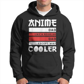 Funny Fathers Day Anime Dad Cute Japanese Anime Dad Gift Hoodie | Mazezy