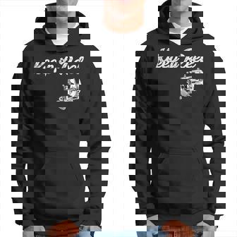 Funny Fishing Keep It Real Reel Fathers Day Gift IT Funny Gifts Hoodie | Mazezy