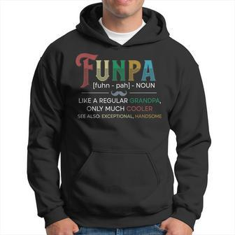 Funny Funpa Definition For Grandpa Grandfather Fathers Day Hoodie | Mazezy