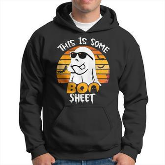 Ghost This Is Some Boo Sheet Horror Halloween Costume Hoodie - Monsterry UK