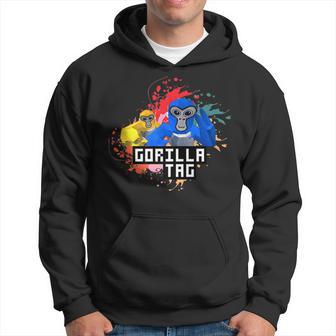 Funny Gorilla Tag Gorilla Tag Merch Monke Vr Game Hoodie - Seseable