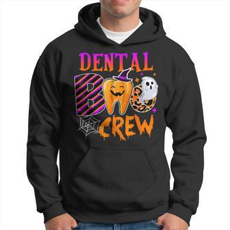 Halloween Dental Boo Crew Cute Th Dentist Spooky Hoodie | Mazezy