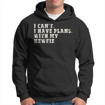 Funny I Cant I Have Plans With My Newfie Hoodie | Mazezy