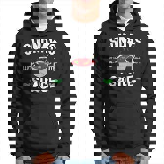 Funny Italian Pride Sunday Sauce Italian Food Hoodie | Mazezy