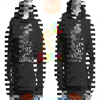 Funny Its My Birthday Bigfoot Sasquatch Party Celebration Hoodie - Seseable