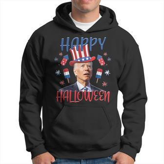 Funny Joe Biden Happy Halloween Confused 4Th Of July 2023 Hoodie | Mazezy AU